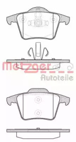 Комплект тормозных колодок METZGER 1044.00